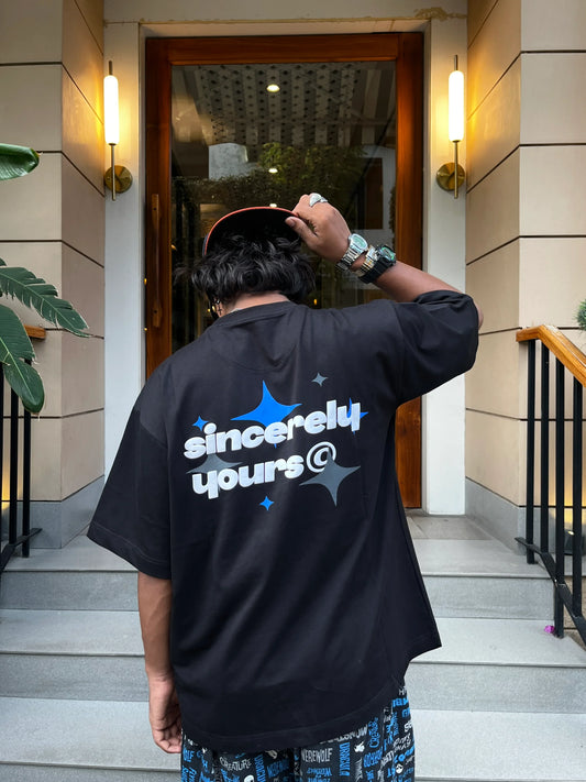 SINCERELY YOURS TSHIRT BLACK