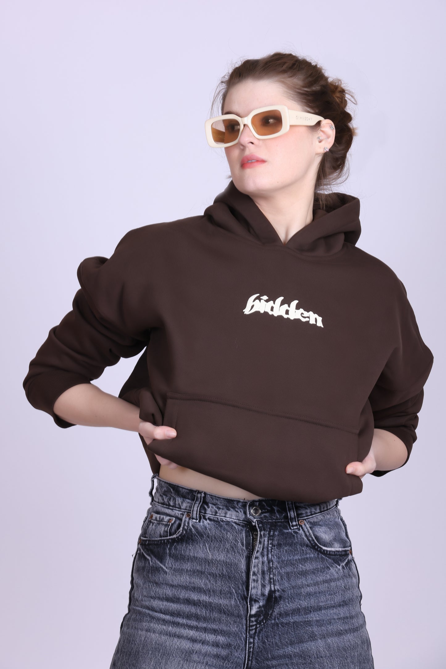 HIDDEN CULTURE HOODIE BROWN - SAEPIO