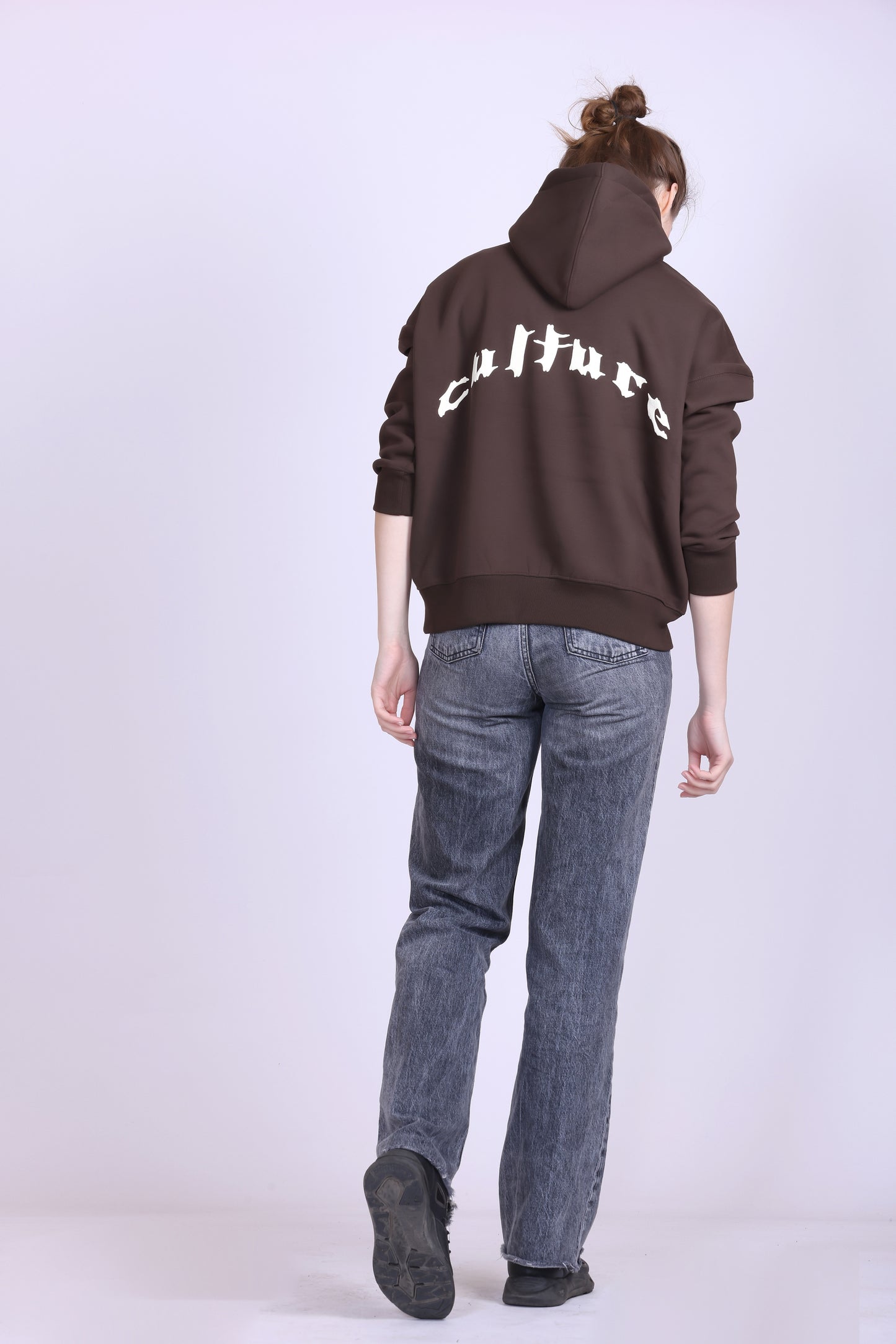 HIDDEN CULTURE HOODIE BROWN - SAEPIO