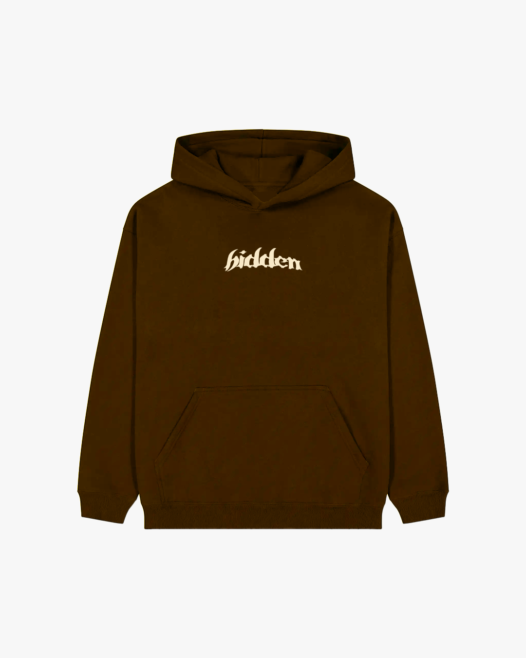 HIDDEN CULTURE HOODIE BROWN - SAEPIO