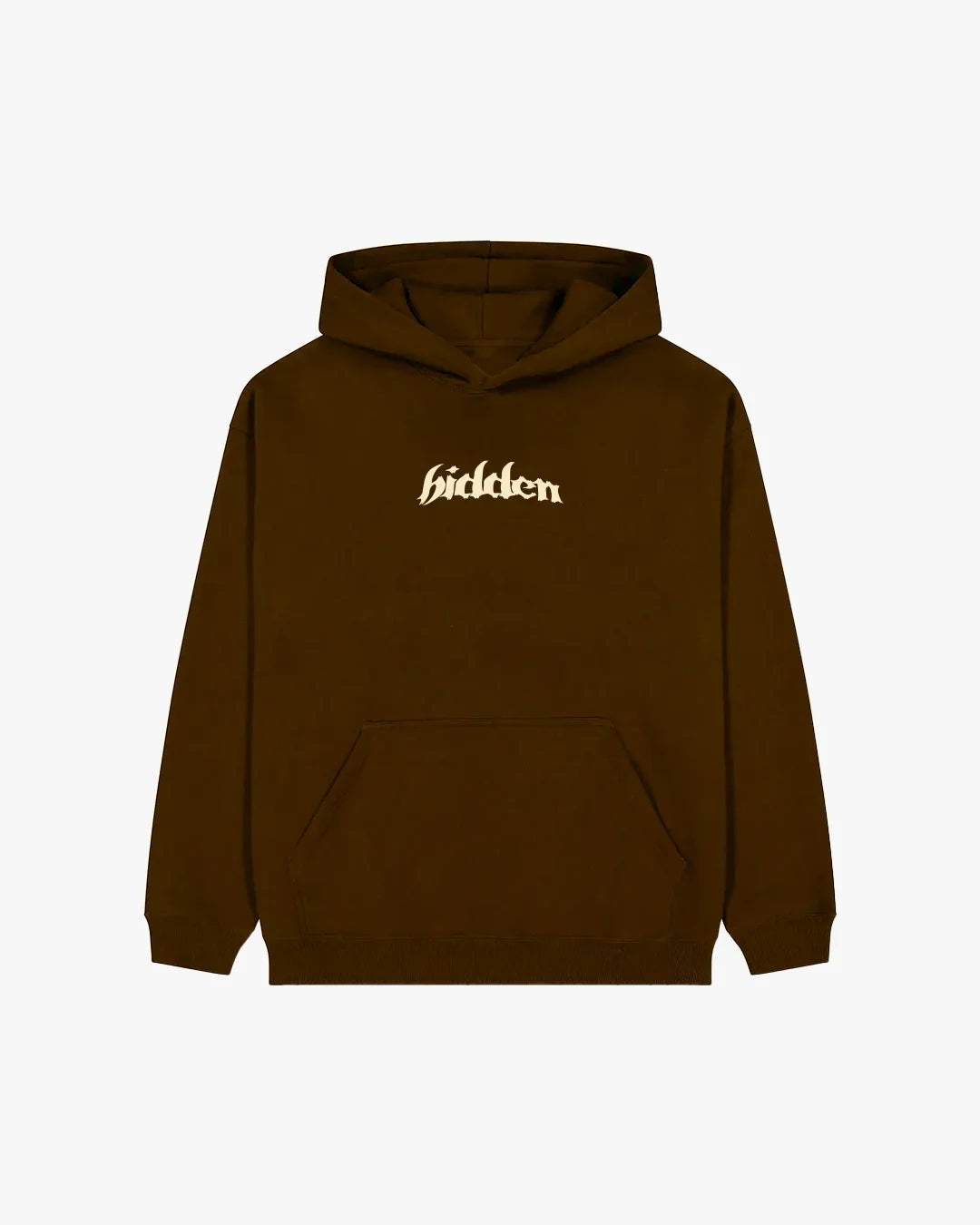 HIDDEN CULTURE HOODIE BROWN - SAEPIO