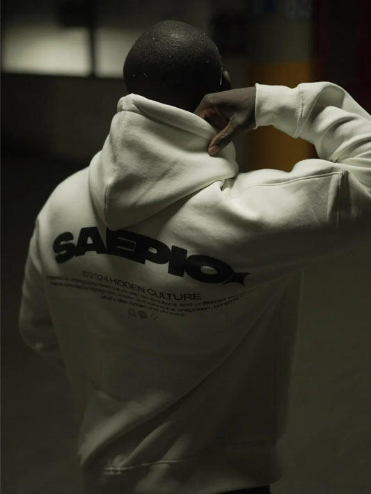 SAEPIO CORE HOODIE WHITE - SAEPIO