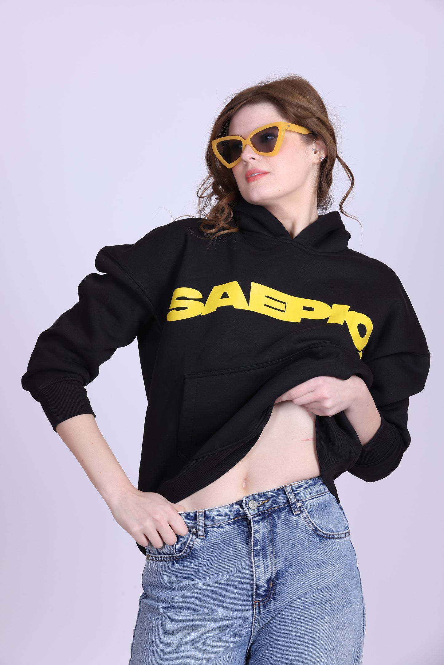 SURREAL HOODIE BLACK - SAEPIO