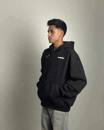 CALL ME HOODIE BLACK
