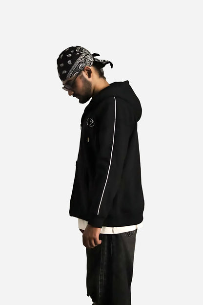 EMBLEM ZIPPER BLACK