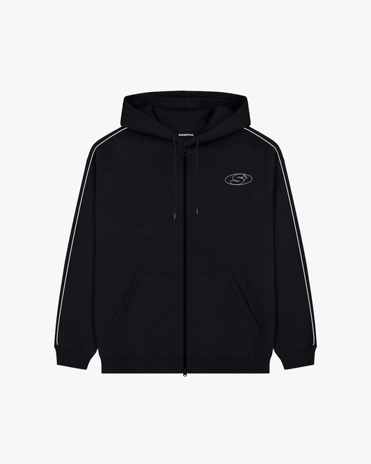 EMBLEM ZIPPER BLACK - SAEPIO