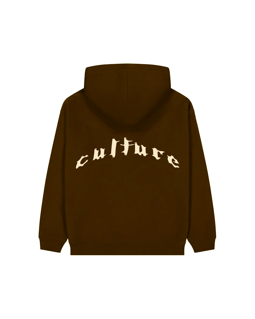 HIDDEN CULTURE HOODIE BROWN - SAEPIO
