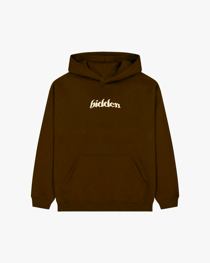 HIDDEN CULTURE HOODIE BROWN - SAEPIO