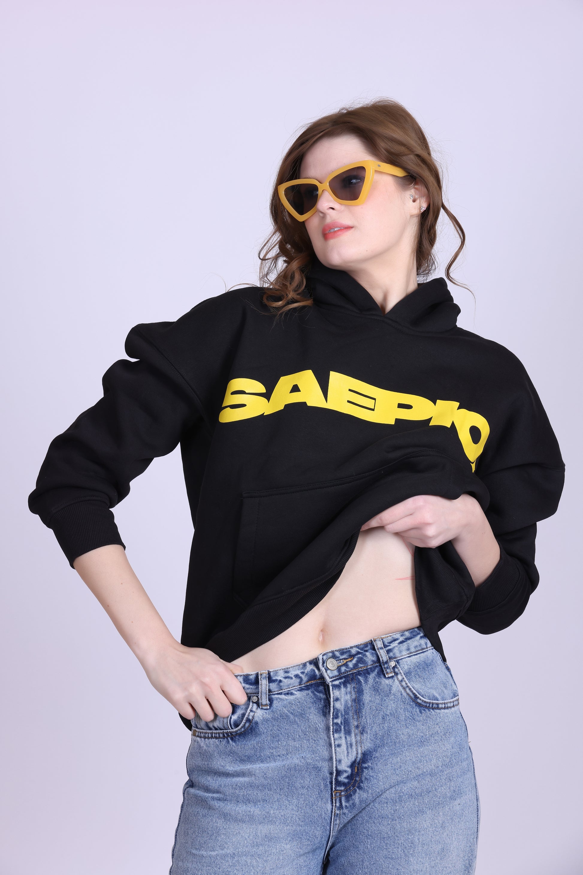 SURREAL HOODIE BLACK - SAEPIO